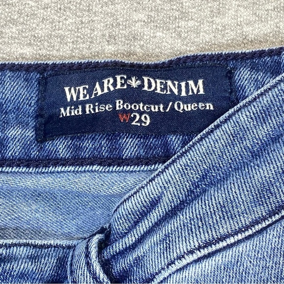 Buffalo David Bitton Jeans Womens W29 Blue Mid Rise Bootcut Queen Casual Denim - Picture 5 of 15